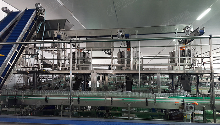 多頭秤自動(dòng)固型物裝罐機(jī)